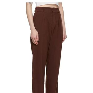 LACAUSA Brown Echo Trousers Size 2